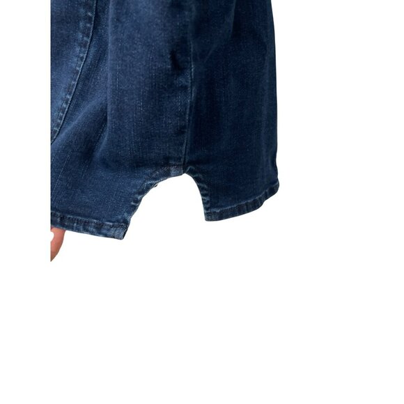 Free People Amber Denim Dress in Dark Indigo NWT Size 4 - Picture 8 of 9